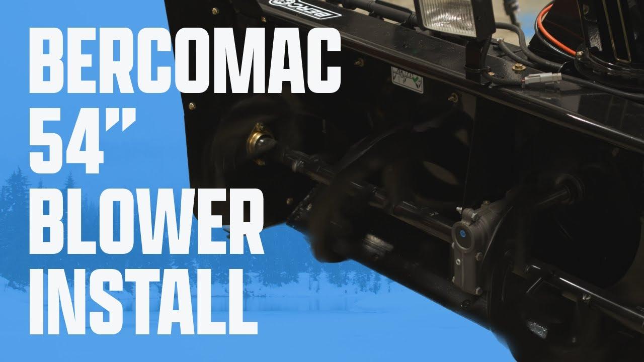Unboxing & Installing Bercomac 54" Snowblower with Honda 22HP Engine to Polaris RZR 800