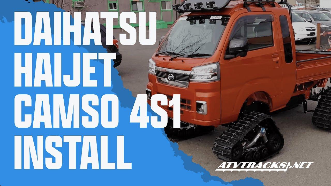 Custom Camso 4S1 UTV Tracks Install on Daihatsu Hijet