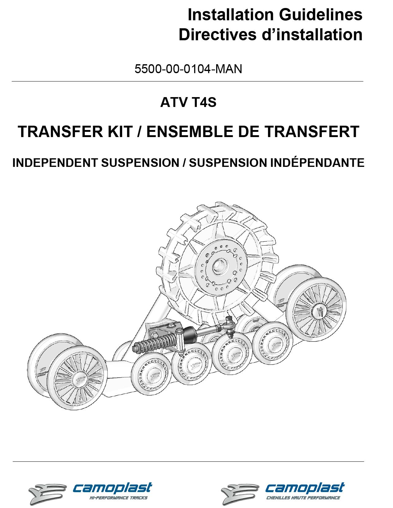 Camso T4S (2009-2020) Independent Suspension ATV Tracks Transfer Kit