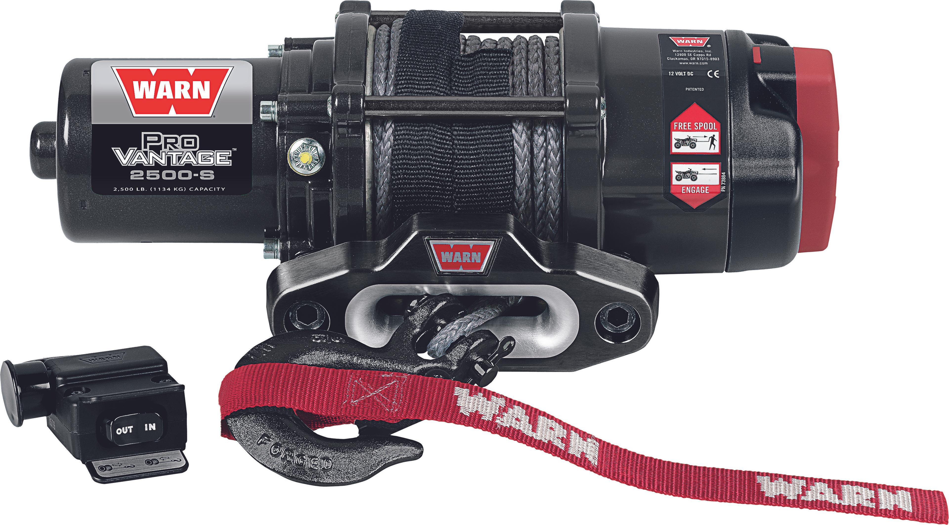 Provantage 2500-S Winch W/Synthetic Rope