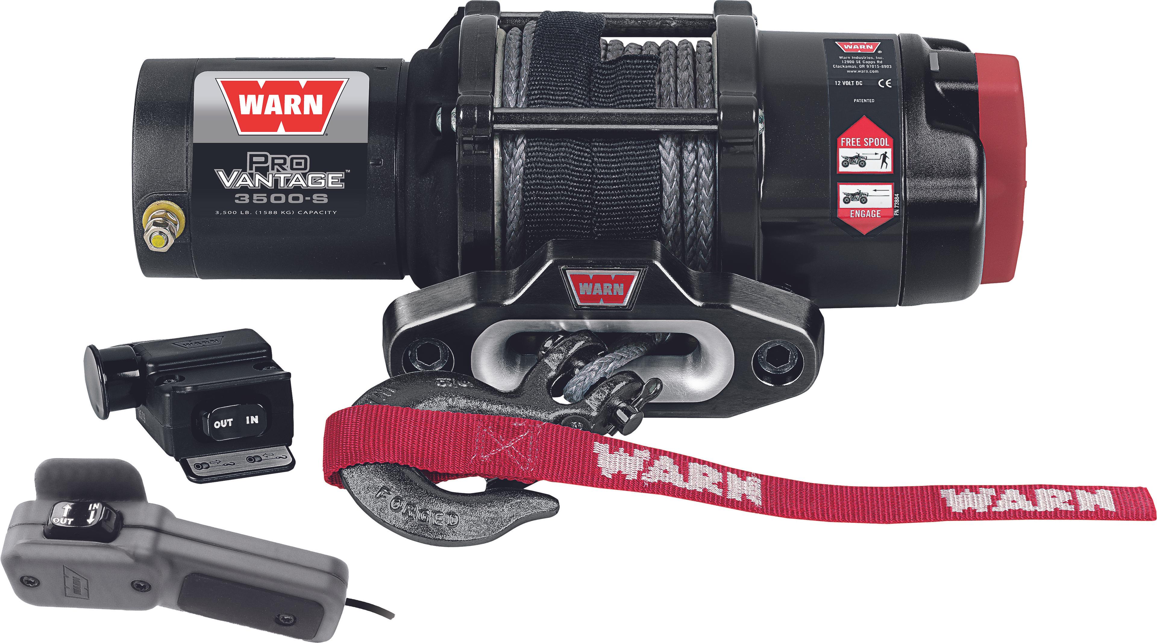 Provantage 3500-S Winch W/Synthetic Rope