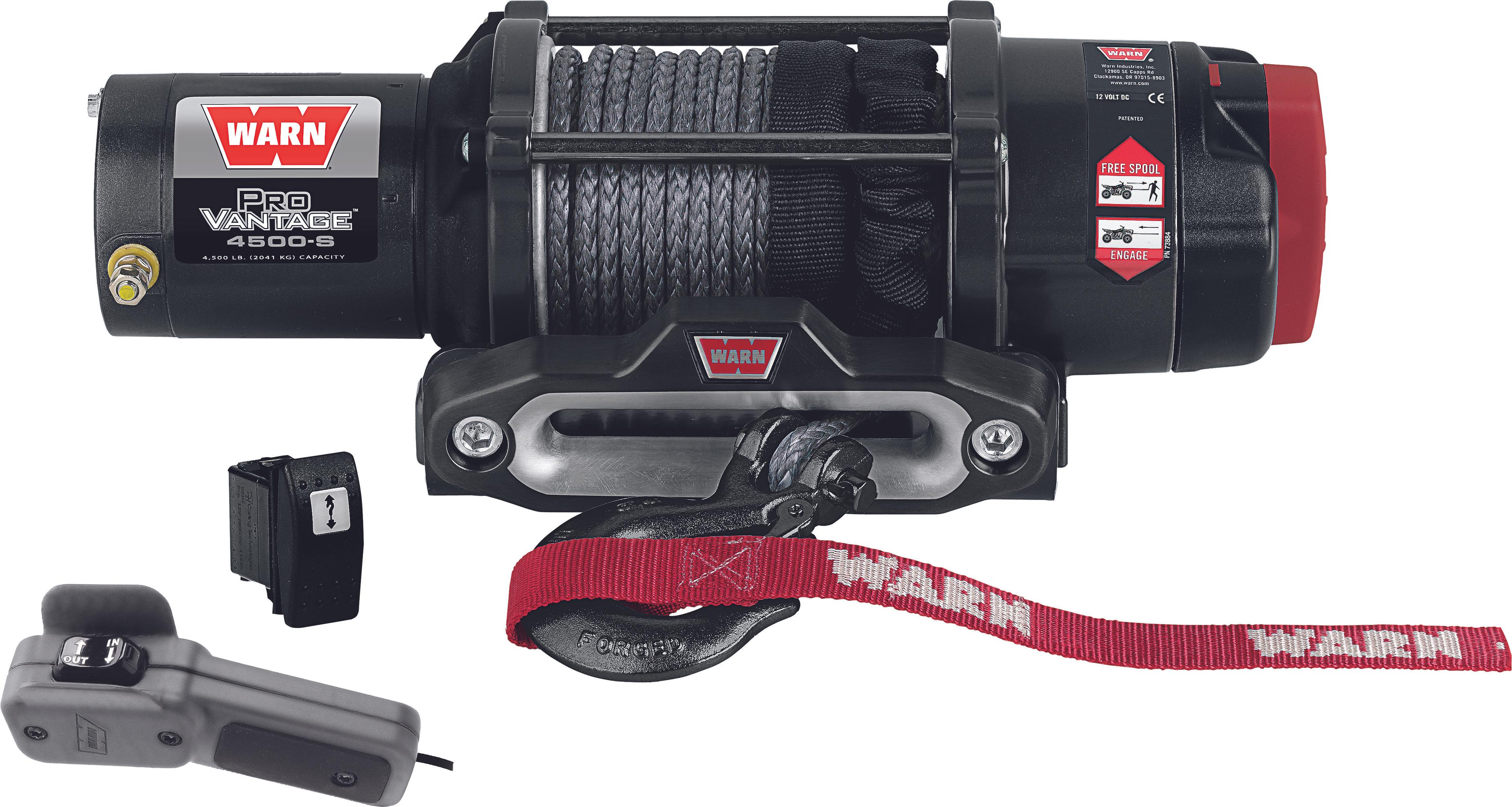 Provantage 4500-S Winch W/Synthetic Rope