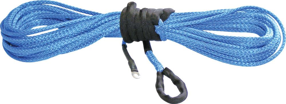 Synthetic Winch Cable Blue 15/64"x38'