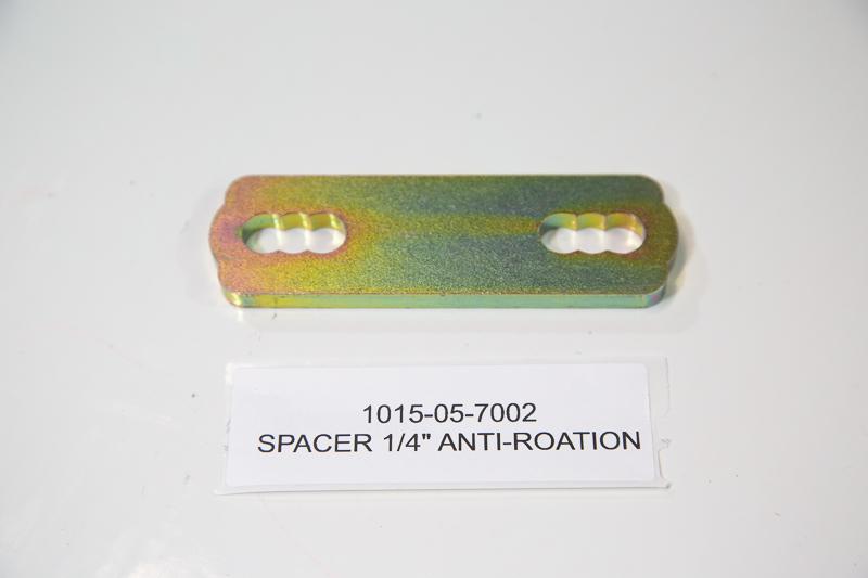 SPACER 1/4", ANTI-ROTATION (RS)