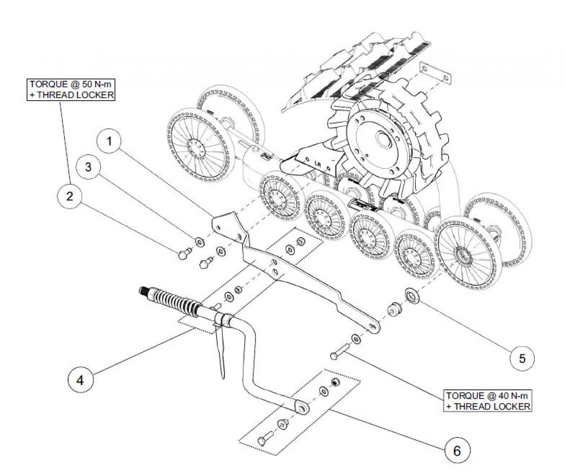 2017 Camso T4S ATV Rigid Suspension (RS)