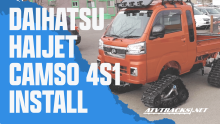 Camso 4S1 UTV Tracks Install on Daihatsu Hijet