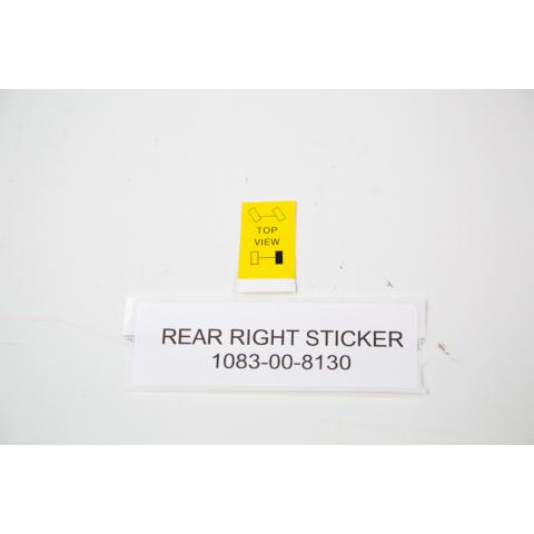 STICKER, REAR RIGHT PICTOGRAM / DECALQUE PICTOGRAMMEDROIT